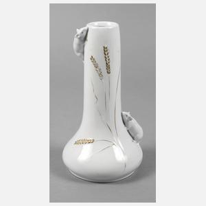 Jugendstilvase mit Mäusen