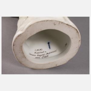 KPM Berlin Elster auf Ast mit Schnecke