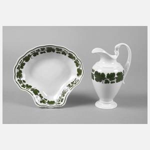 Meissen zwei Teile Weinlaub