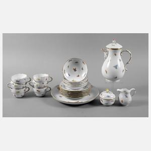 Meissen Kaffeeservice Streublümchendekor