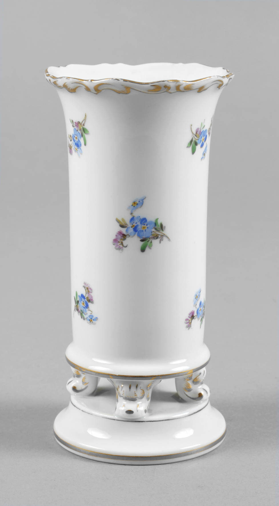 Meissen kleine Fußvase