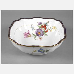 Meissen Speiseschüssel mit Kobaltrand