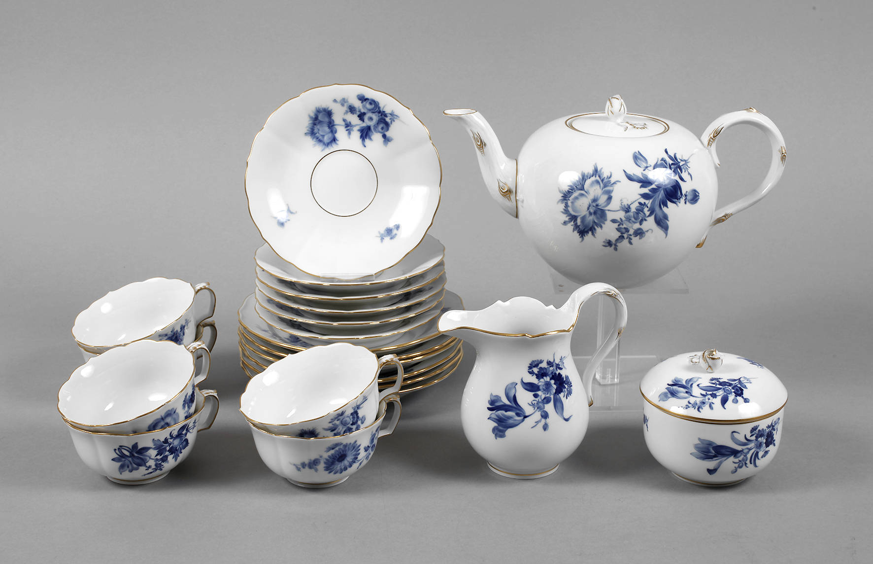 Meissen Teeservice ”Blaue Blume”