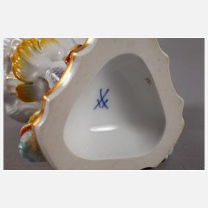 Meissen Muschelschale mit Delphinen