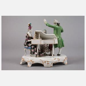 Meissen Rokokogruppe ”Hauskonzert”