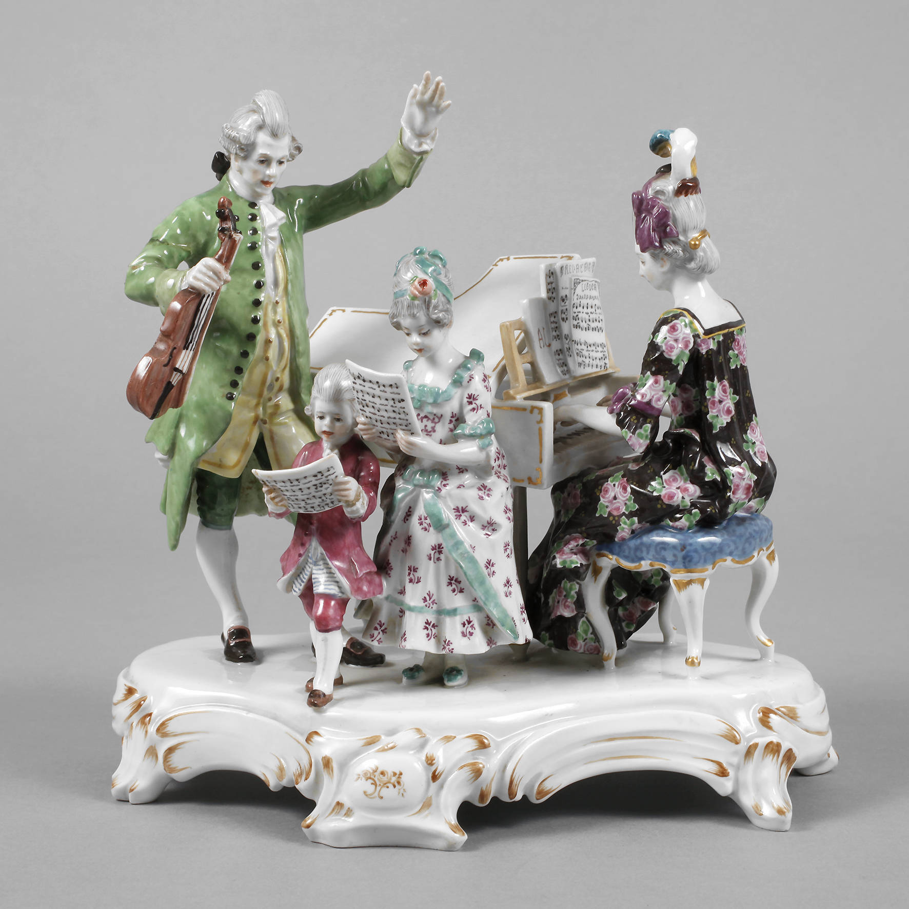 Meissen Rokokogruppe ”Hauskonzert”