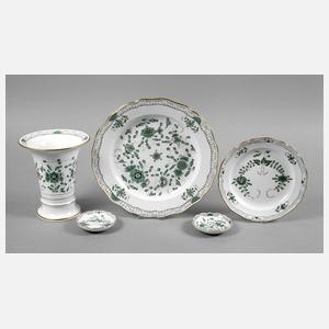 Meissen fünf Teile ”Indische Blume”