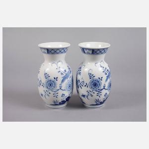 Meissen Paar Vasen ”Fels und Vogel”