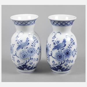 Meissen Paar Vasen ”Fels und Vogel”