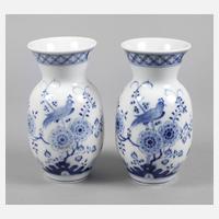 Meissen Paar Vasen ”Fels und Vogel”111