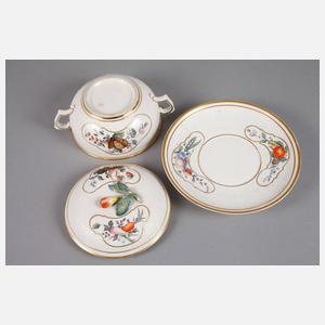 Nymphenburg Deckelterrine mit Presentoire