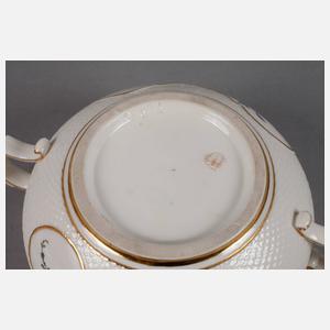 Nymphenburg Deckelterrine mit Presentoire