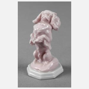 Rosenthal Miniatur aufwartender Hund