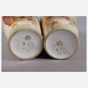 Rosenthal Paar Jugendstilvasen