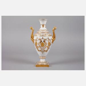 Thüringen Amphorenvase mit Portrait