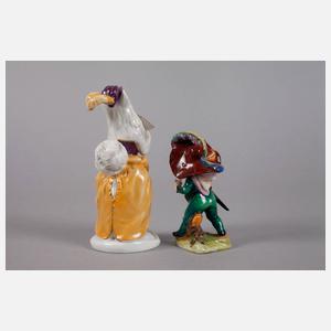 Thüringen zwei karikative Figuren