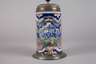 Großer Dorotheenthaler Fayence-Walzenkrug