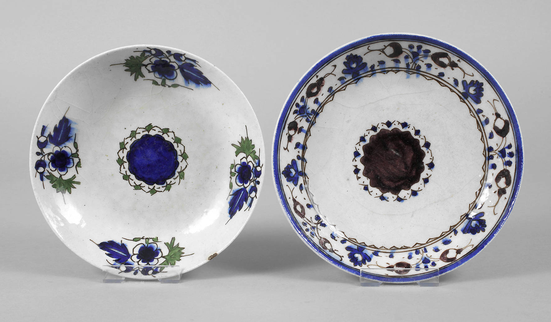 Zwei Fayenceschalen