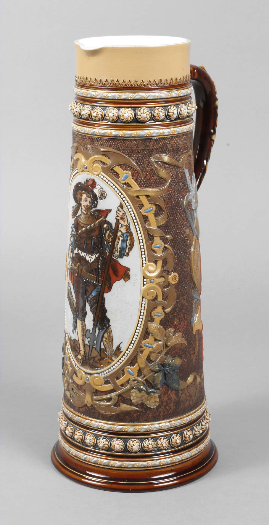 Villeroy & Boch übergroßer Bierkrug Historismus