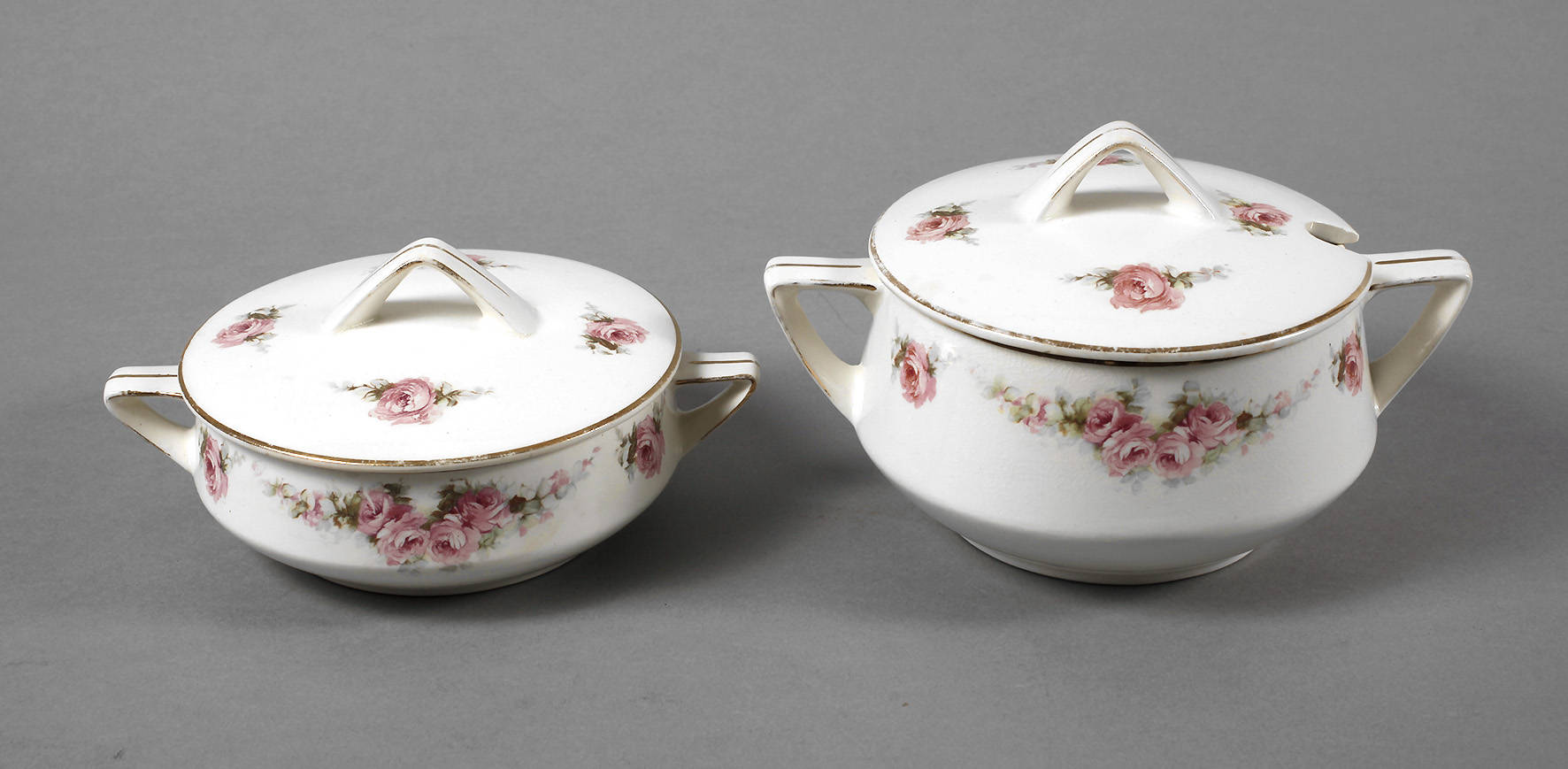 Roesler zwei Deckeldosen