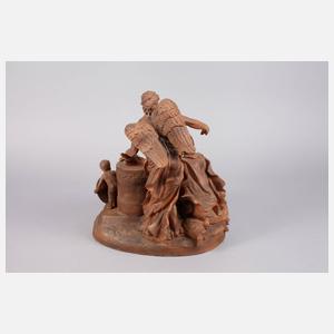 Goldscheider Wien große Figurengruppe