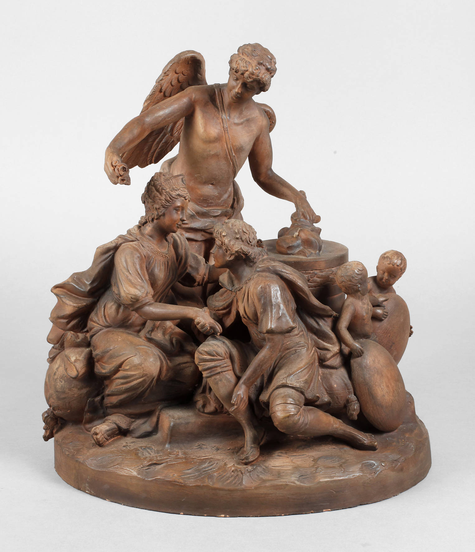 Goldscheider Wien große Figurengruppe