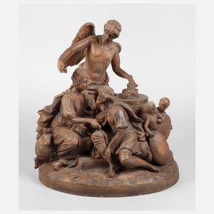 Goldscheider Wien große Figurengruppe