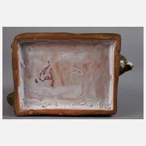 Künstlerfigur Europa auf dem Stier