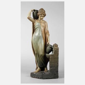 Wasserträgerin am Brunnen