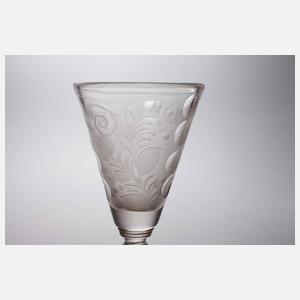 Großes barockes Kelchglas