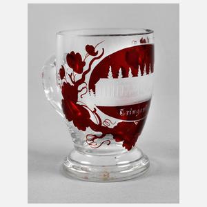 Ansichtenglas ”Tringanstalt” Teplitz