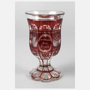 Biedermeier-Spruchbecher