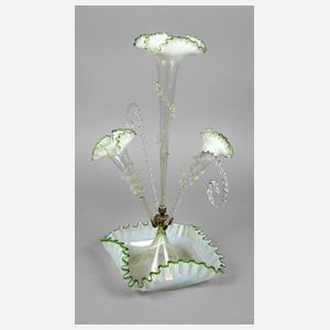 Großer Tafelaufsatz Uranglas