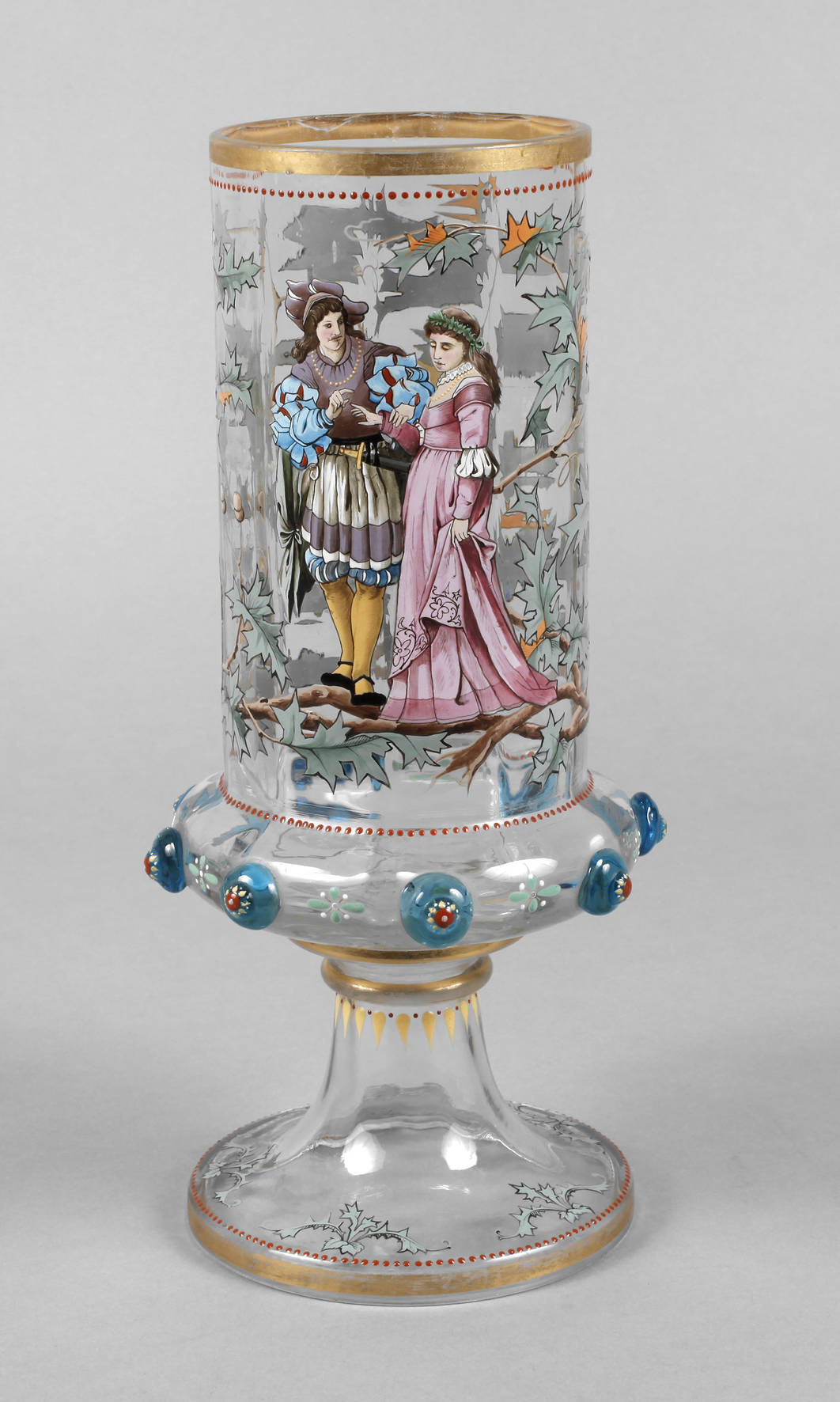 Großes Pokalglas Fritz Heckert