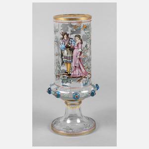 Großes Pokalglas Fritz Heckert