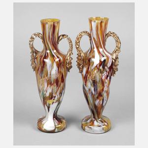 Paar Andenkenvasen Karlsbad