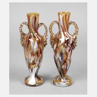 Paar Andenkenvasen Karlsbad111