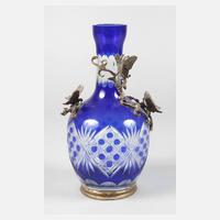 Montierte Kristallglasvase111