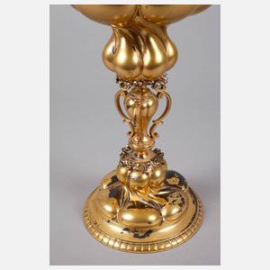 Großer Deckelpokal Silber