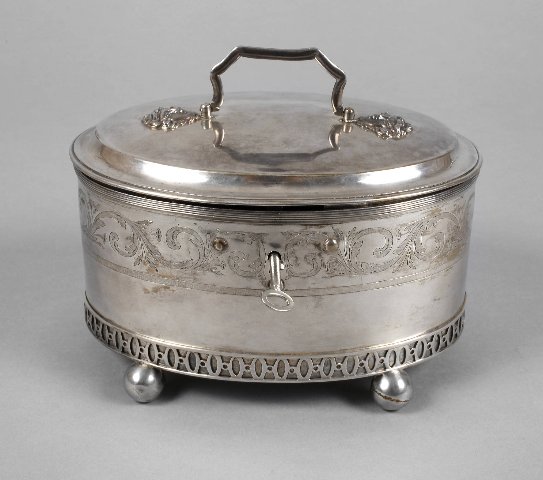 Klassizistische Silberdose Stockholm