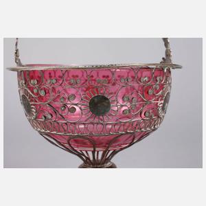 Silberkörbchen Biedermeier