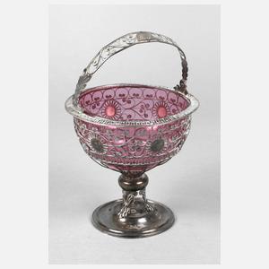 Silberkörbchen Biedermeier