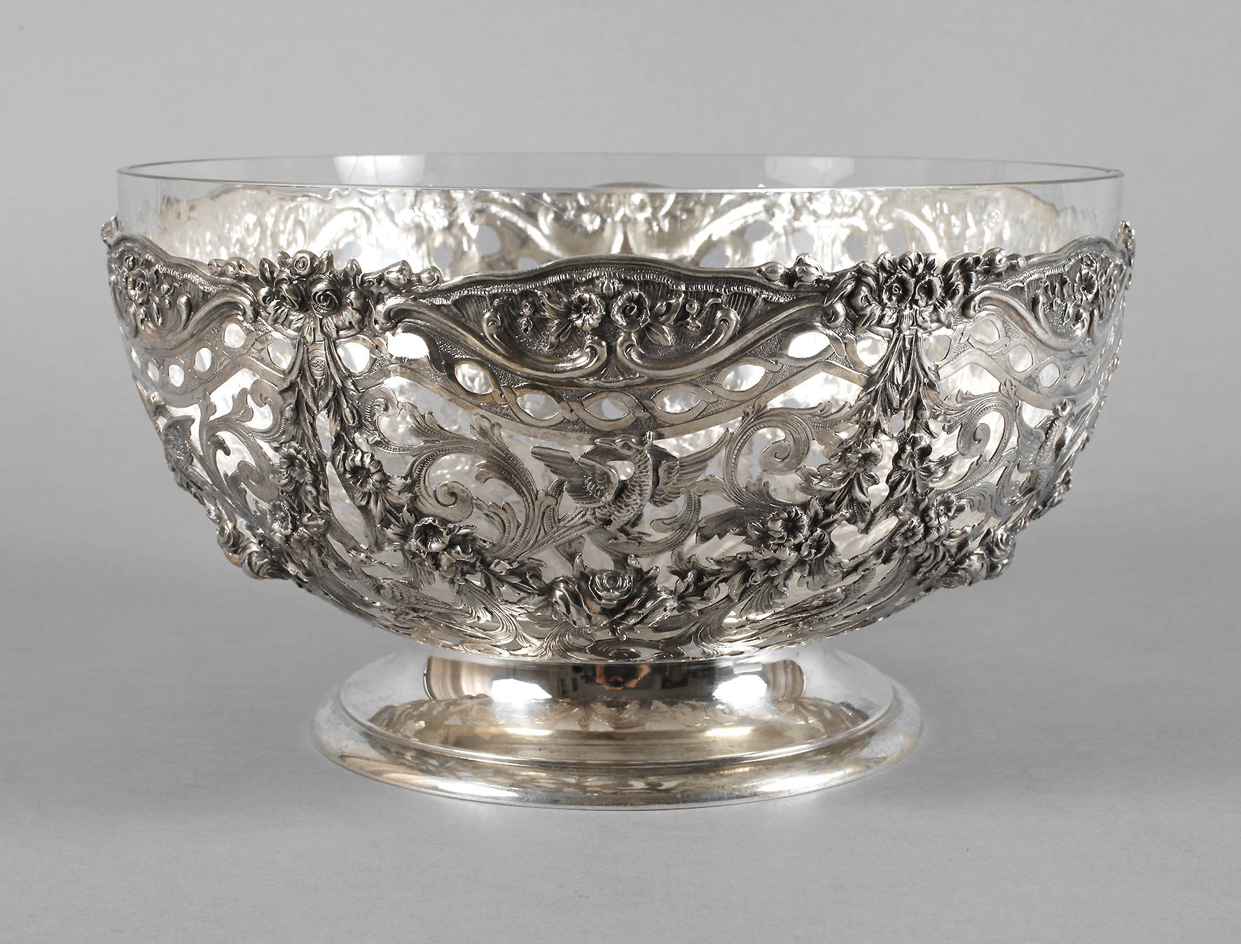 Großer Tafelaufsatz Silber