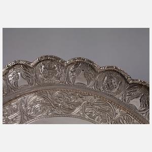 Malaysischer Silberteller