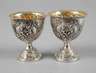 Silber zwei Eierbecher