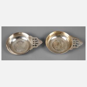 Paar Weinprobierschalen