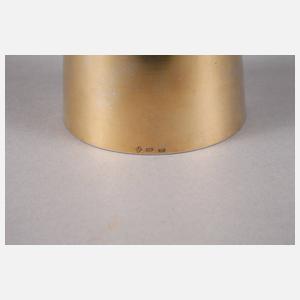 Abendmahlskelch mit Hostienteller Silber