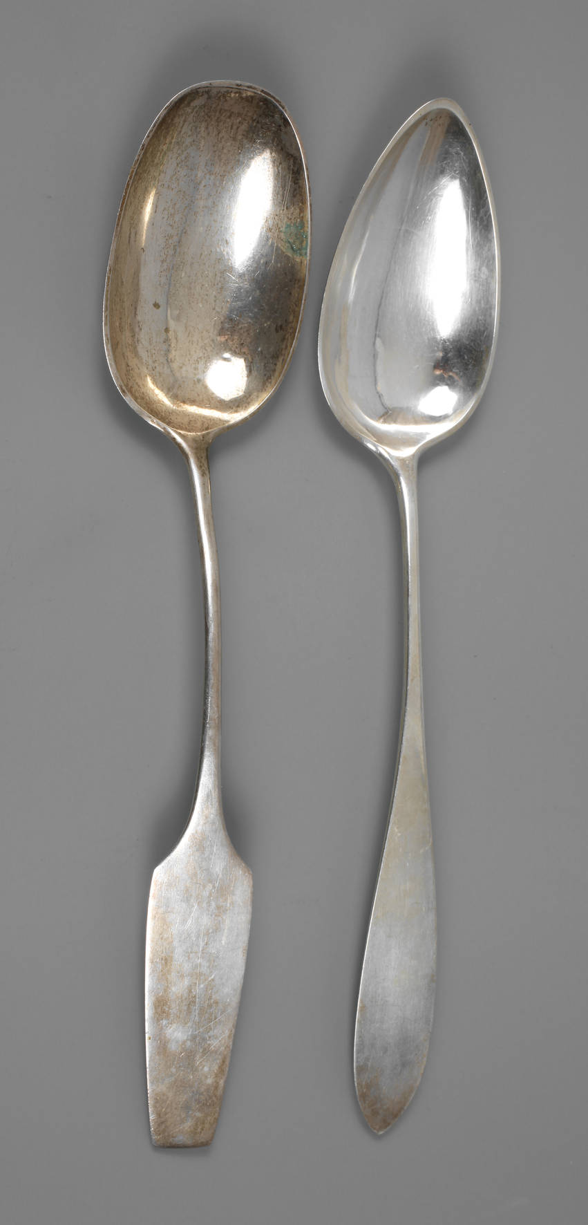 Zwei Silberlöffel Biedermeier