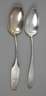 Zwei Silberlöffel Biedermeier