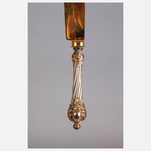 Vorlegebesteck Historismus im Kasten